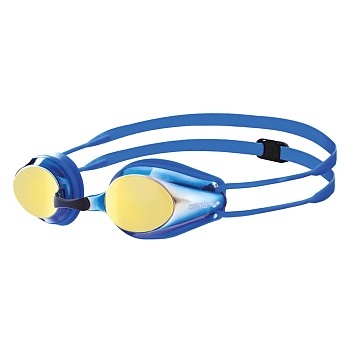 Очки для плавания для юниоров ARENA TRACKS JR MIRROR 1E560-73 blue yellow copper-blue-blue в магазине Спорт - Пермь