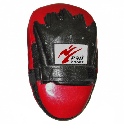 Лапа боксёрская загнутая, искусственная кожа, 17х26 см Л1401И в магазине Спорт - Пермь