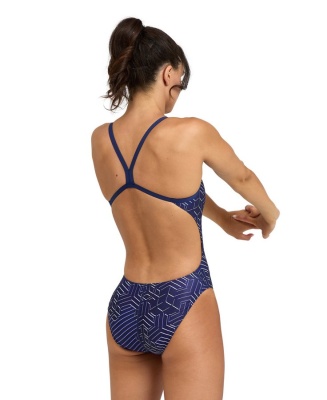 Купальник женский Arena KIKKO PRO CHALLENGE BACK 5902 770 navy-navy multi в магазине Спорт - Пермь