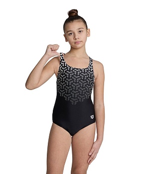 Купальник детский Arena KIKKO V SWIM PRO BACK, 006748 510, Black-White в магазине Спорт - Пермь