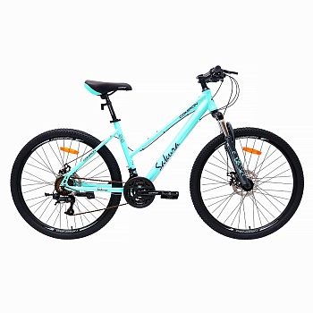 Велосипед COMIRON SAKURA, 26", 21 скорость, (17 рама), голубой