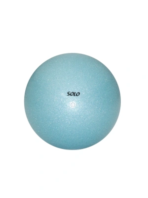 Мяч для художественной гимнастики Соло глиттер «Голубой снег» BGEM-13