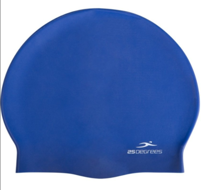 Шапочка для плавания юниорская 25D21004А, силикон, Nuance Navy в магазине Спорт - Пермь