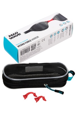 Тренировочные очки для плавания MAD WAVE Hydro Force mirror M0424 34 0 01W черный в магазине Спорт - Пермь