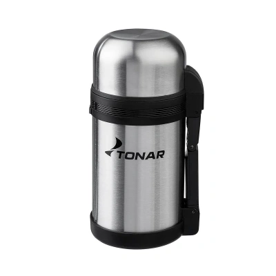Термос TONAR 1000ML HS.TM-010 (дополнительная пласт.чашка, скл.ручка, ремень)