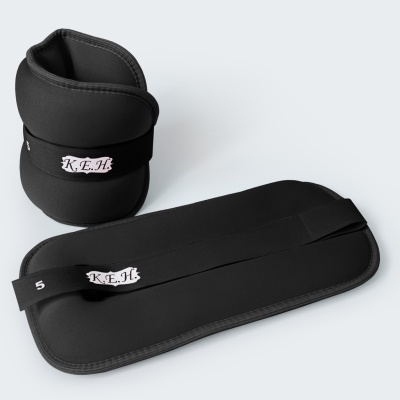 Утяжелители Неопреновые овальные Дебют УНО-02Ч, в комплекте 2 штуки по 200 г, цвет: черный в Магазине Спорт - Пермь