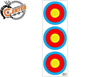 Мишень Centrshot 3x20см Vertical