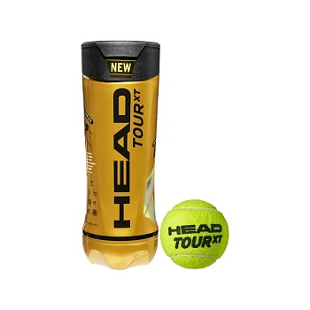 Мяч для большого тенниса HEAD TOUR XT 3B, упаковка 3 шт