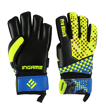 Перчатки вратарские футбольные INGAME Pro Black