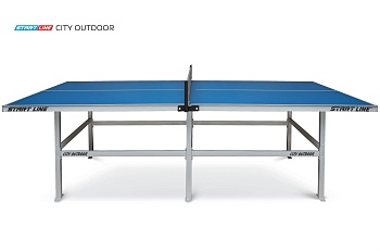 Теннисный стол антивандальный Start Line City Outdoor, всепогодный, с сеткой, синий
