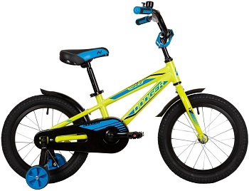 Велосипед NOVATRACK DODGER 16", алюминий, зеленый