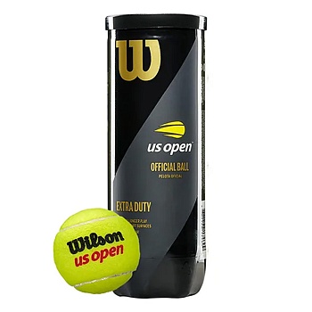 Мяч для большого тенниса Wilson US Open Extra Duty 3PET, ураковка 3шт, Артикул WRT106200