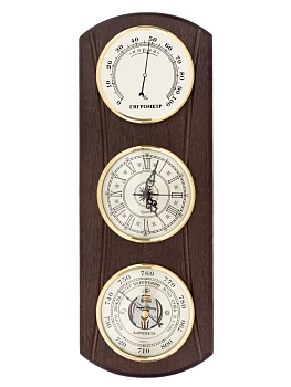 Метеостанция БМ 60 бар-барометр, гигрометр 15*41 см, цвет уточняйте