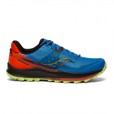 Беговые кроссовки Saucony Peregrine 11 Royal/Space/Fire в Магазине Спорт - Пермь