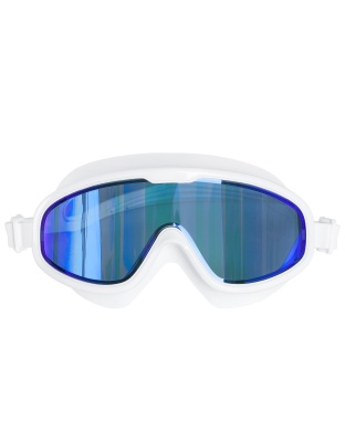 Очки-маска для плавания Mad Wave TARGET rainbow M0469 01 0 02W, цвет: белый в магазине Спорт - Пермь