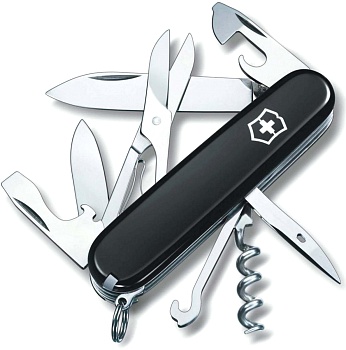 Нож Victorinox Climber, 91 мм, 14 функций, черный, 1.3703.3