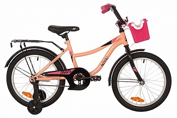 Велосипед NOVATRACK WIND GIRL 18”, коралловый