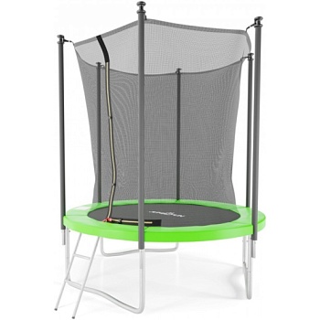 Батут DFC Trampoline STOCK 6 ft JUMP4FU (размер 183см), с внутренней сеткой, цвет уточняйте в Магазине Спорт - Пермь
