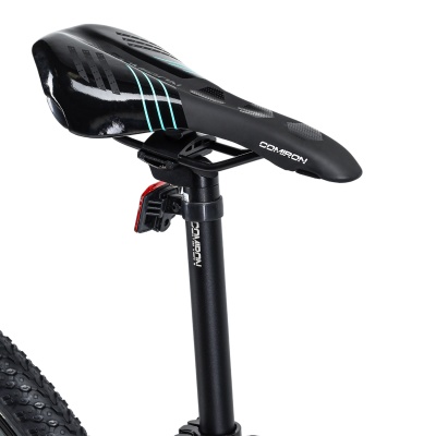 Велосипед COMIRON PREDATOR, 27,5", 11 скоростей, (17 рама), черный неон в Магазине Спорт - Пермь