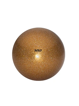 Мяч для художественной гимнастики Соло глиттер «Золотая корица» BGEM-16