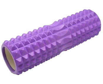 Ролик для йоги Stingrey YW-6005/45PR, 45 см, фиолетовый в Магазине Спорт - Пермь
