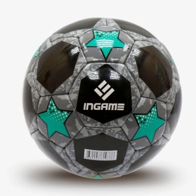 Мяч футбольный INGAME Pro Black цвет: микс, размер 5