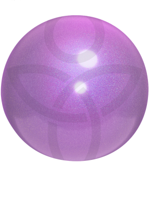 Мяч для художественной гимнастики CHACOTT Shiny 301503-0019, 18.5 см, цвет 671 - лаванда