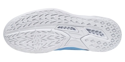 Кроссовки волейбольные MIZUNO THUNDER BLADE 2 MID W V1GC1975-29, голубые в Магазине Спорт - Пермь