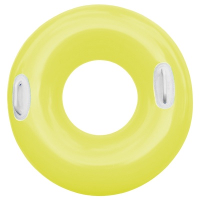 Круг надувной Intex 59258NP "Неоновый иней" с ручками, d=76 см, (от 8 лет), цвет МИКС, артикул 589370 в магазине Спорт - Пермь