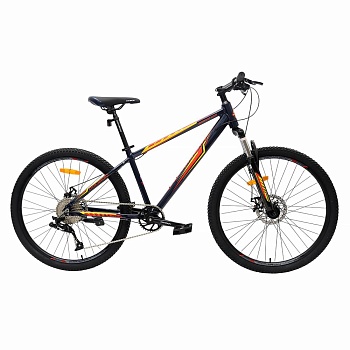 Велосипед COMIRON BRAVE 2.0, 26", 10 скоростей (15 рама), синий/красный