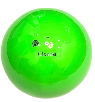 Мяч для художественной гимнастики CHACOTT 3015030001-58, цвет 032 лимонный-зеленый 18,5см