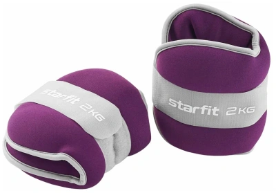 Утяжелители Starfit WT-502, 2 кг, цвет фиолетовый в Магазине Спорт - Пермь