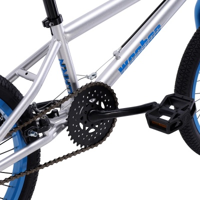 Велосипед COMIRON BMX WOOHOO 18", (рама 18), цвет silver blue в Магазине Спорт - Пермь