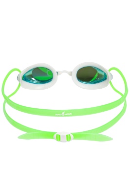 Очки для плавания Mad Wave HONEY Rainbow M0427 20 0 04W, цвет зеленый в магазине Спорт - Пермь