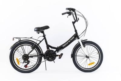 Велосипед складной SPORTRIDE CITY 20 (21 ск.) черный в Магазине Спорт - Пермь