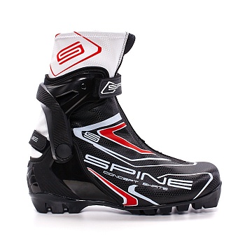 Лыжные ботинки SPINE NNN Concept Skate (296) (черно/красный) в магазине Спорт - Пермь