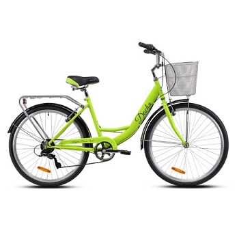 Велосипед городской 26" рама 17" 7ск KRYPTON DACHA зелёный
