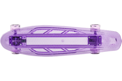 Скейтборд/круизер TECH TEAM Transparent 27" Light, purple