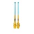 Булавы SASAKI М-34JKGH Galaxy Input-Rubber Clubs 40,5 см LIBUxGD - голубой-золотой