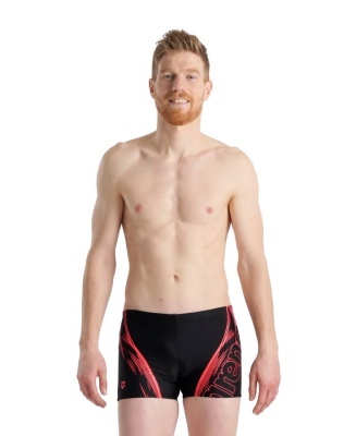 Мужские плавки-шорты Arena SWIM SHORT GRAPHIC 5535 500, черные в магазине Спорт - Пермь