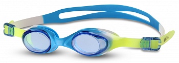 Очки для плавания INDIGO G613, подростковые, цвет голубой/желтый в магазине Спорт - Пермь