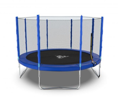 Батут DFC Trampoline 12 ft (366см), наружная сетка, синий в Магазине Спорт - Пермь