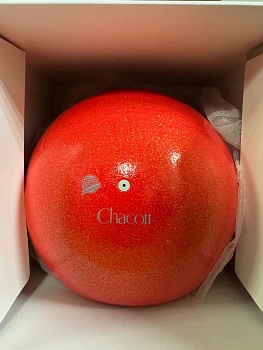 Мяч для художественной гимнастики CHACOTT Shiny 301503-0019-48 650 коралл, 18.5 см