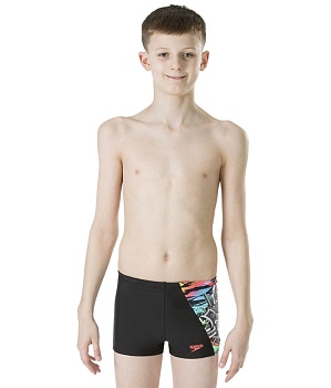 Детские плавки-шорты SPEEDO NeonSamurai Digital Aquashort 8-11732D247 в магазине Спорт - Пермь