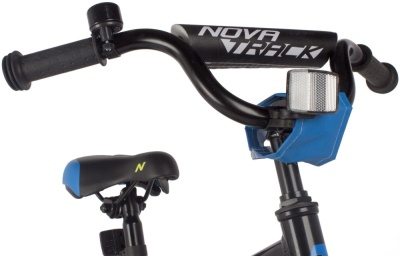 Велосипед NOVATRACK DODGER 14", алюминиевый, черный в Магазине Спорт - Пермь