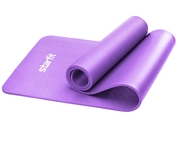 Коврик для йоги STARFIT FM-301, NBR, 183x58x1 см, фиолетовый пастель в Магазине Спорт - Пермь