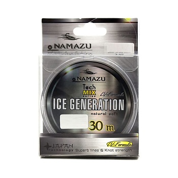 Леска Namazu Ice Generation, L-30m, d-0.12mm, test-1.29кг