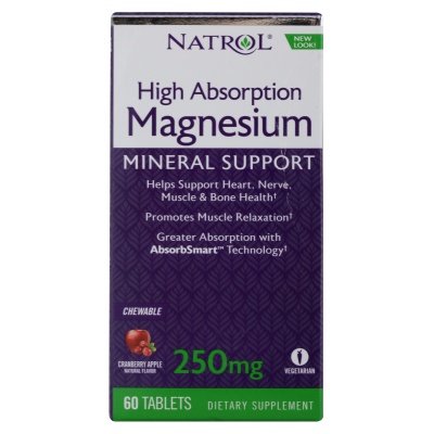 Natrol Витамины Magnesium 250 мг - 60 таблеток в магазине Спорт - Пермь