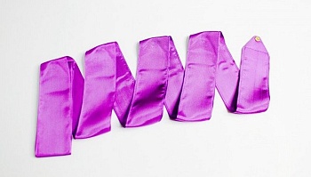 Лента для художественной гимнастики SASAKI 6 метров M-71, цвет: PP - фиолетовый
