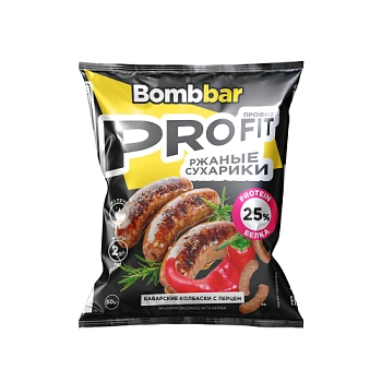 BOMBBAR Протеиновые сухарики - 50гр - микс в магазине Спорт - Пермь